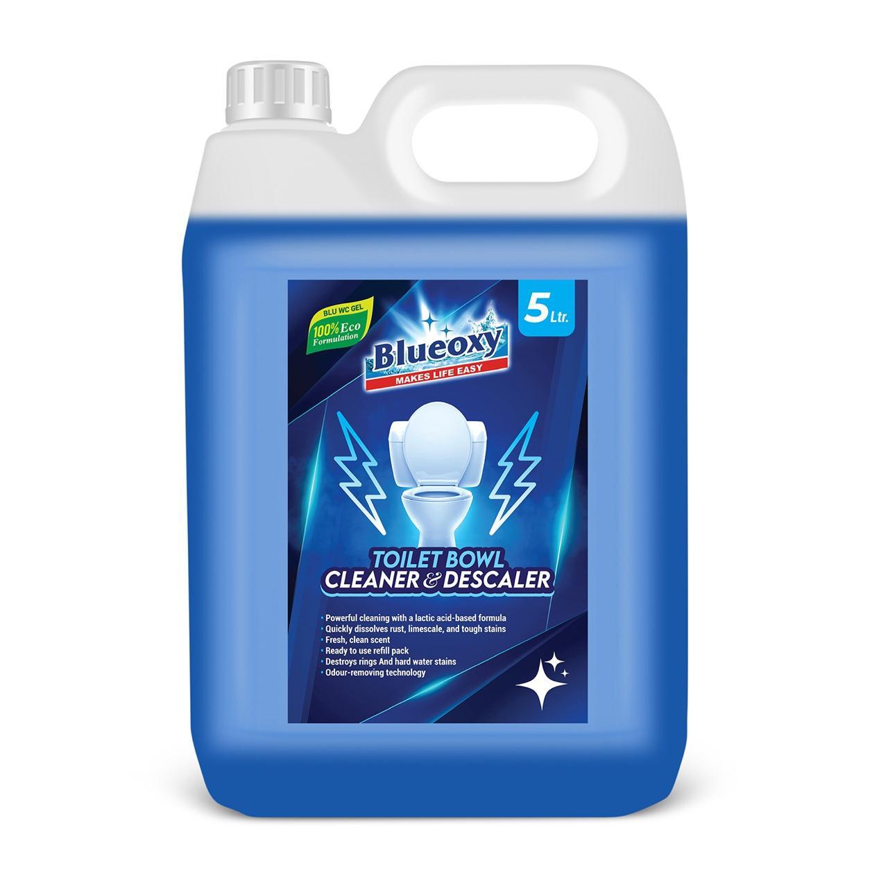 Blueoxy Toilet Bowl Cleaner Descaler Fresh Clean Scented Lactic